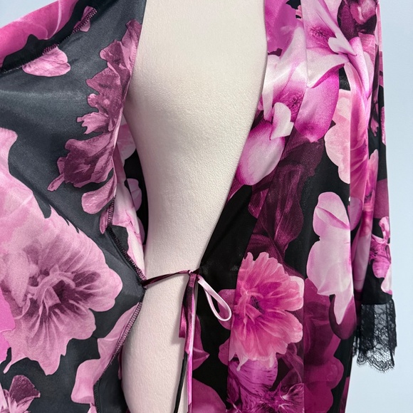 Linea Donatella Women's Erina Floral Print Robe Size M - Picture 2 of 10